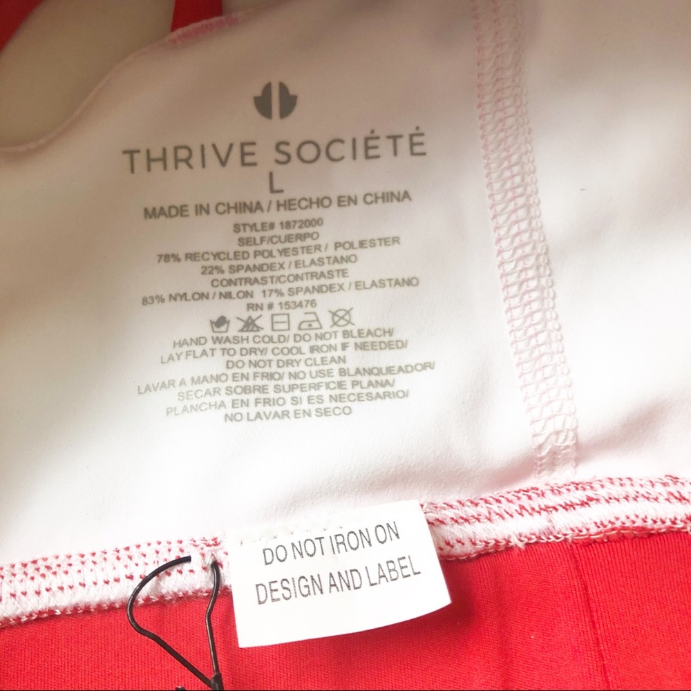 NWOT Thrive Societe Blocked Out Scoop Bra - Picture 3 of 4